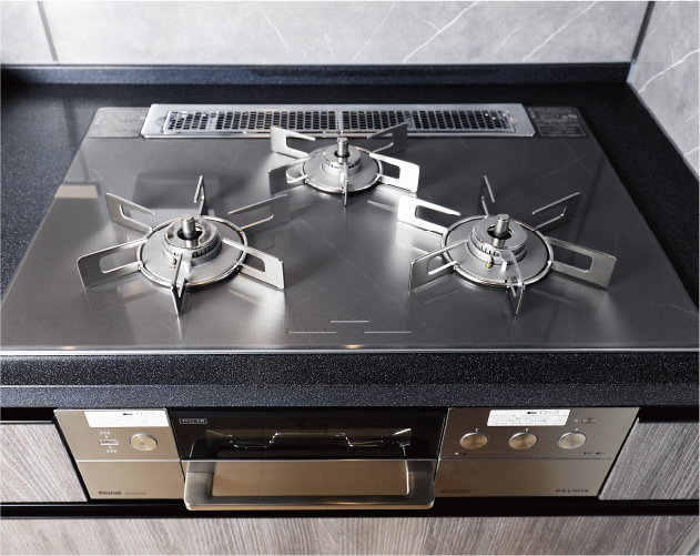 デリシア ガラストップコンロ