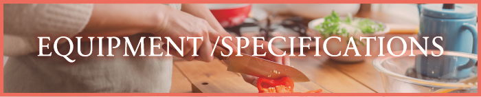 EQUIPMENT /SPECIFICATIONS